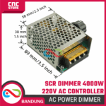 Dimmer SCR 4000W 220V AC dengan Case – Modul Pengatur Kecepatan Motor & Intensitas Lampu (Thyristor Controller) - Gambar 2