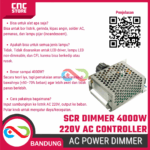 Dimmer SCR 4000W 220V AC dengan Case – Modul Pengatur Kecepatan Motor & Intensitas Lampu (Thyristor Controller) - Gambar 6