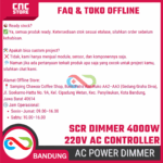 Dimmer SCR 4000W 220V AC dengan Case – Modul Pengatur Kecepatan Motor & Intensitas Lampu (Thyristor Controller) - Gambar 7