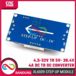 MODULE STEP UP STEP-UP XL6009 ADJUSTABLE DC TO DC BOOST CONVERTER 4A VOLTMETER - Gambar 5