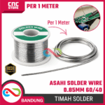Timah Solder Asahi 0.85mm 60/40 Per 1 Meter – Solder Wire High Quality untuk Elektronika & DIY