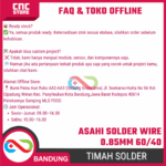 Timah Solder Asahi 0.85mm 60/40 Per 1 Meter – Solder Wire High Quality untuk Elektronika & DIY - Gambar 7