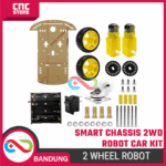 Smart Chassis 2WD – Robot Car Frame for Arduino / Rangka Mobil Robot 2 Roda - Gambar 3