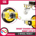 Smart Chassis 2WD – Robot Car Frame for Arduino / Rangka Mobil Robot 2 Roda - Gambar 4