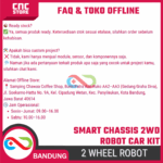 Smart Chassis 2WD – Robot Car Frame for Arduino / Rangka Mobil Robot 2 Roda - Gambar 6
