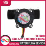 YF-S201 WATER FLOW SENSOR ALIRAN AIR HALL 1/2 1-30L/MIN 2.0MPA - Gambar 4