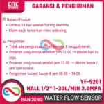 YF-S201 WATER FLOW SENSOR ALIRAN AIR HALL 1/2 1-30L/MIN 2.0MPA - Gambar 7
