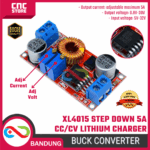 XL4015 5A DC-DC 5V–32V to 0.8V–30V Max 5A Step Down CC CV – Lithium Charger & Adjustable Power Supply