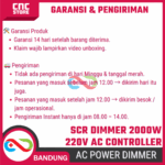 SCR Dimmer 220V 2000W – Modul Pengatur Kecepatan Motor & Intensitas Lampu AC 220VAC - Gambar 8
