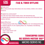 TowerPro Motor Servo SG90 SG-90 9G – Servo Mini 180° untuk Arduino, Robotik & DIY Project - Gambar 7