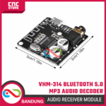 VHM-314 MP3 Bluetooth 5.0 Audio Receiver Decoder Board – Modul Audio Player DIY, Bluetooth Music Decoder - Gambar 2