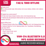 VHM-314 MP3 Bluetooth 5.0 Audio Receiver Decoder Board – Modul Audio Player DIY, Bluetooth Music Decoder - Gambar 7