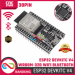 ESP32 DEVKITC V4 WROOM-32D 38Pin CP2102– Development Board WiFi + Bluetooth Dual-Core untuk IoT & Arduino