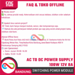 Module Power Supply Switching AC to DC 100W – 85–265VAC to 12V DC 8A untuk LED, CCTV & Proyek Elektronik - Gambar 8