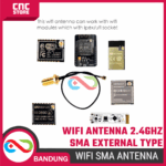 Antena WiFi 2.4G 2.4GHz dengan Kabel SMA – Antenna External untuk ESP8266, ESP32, Router & Modul IoT - Gambar 4