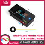 KWS-AC300 6in1 Digital Power Meter 100A/10A Close CT – KWh Meter, Watt Meter, Volt Ampere Meter AC - Gambar 2