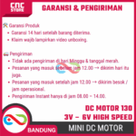Motor Dinamo 130 Standar DC 3V–6V – High Speed Motor untuk RC, Mainan Tamiya & Proyek DIY - Gambar 6