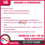 Micro DC Step Down 4V–24V to 3.3V / 5V 3A Buck Converter – Modul Penurun Tegangan Super Mini - Gambar 6