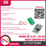 Micro DC Step Down 4V–24V to 3.3V / 5V 3A Buck Converter – Modul Penurun Tegangan Super Mini - Gambar 7