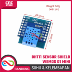 Shield DHT11 untuk WeMos D1 Mini – Sensor Suhu & Kelembapan Praktis - Gambar 2