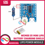 Wemos D1 Mini Lithium (LiPo) Battery Supply Charging Shield – Power Supply & Charger untuk IoT - Gambar 3