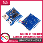 Wemos D1 Mini Lithium (LiPo) Battery Supply Charging Shield – Power Supply & Charger untuk IoT - Gambar 4