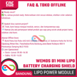 Wemos D1 Mini Lithium (LiPo) Battery Supply Charging Shield – Power Supply & Charger untuk IoT - Gambar 8