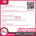 Modul LoRa RA-02 SX1278 433MHz SPI + Antena – Modul Wireless Jarak Jauh untuk Arduino & IoT - Gambar 6
