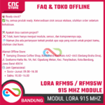 Lora Chip Module RFM95 / RFM95W 915 MHz – Modul LoRa Long Range untuk IoT - Gambar 7