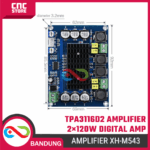 TPA3116D2 Digital Power Amplifier DC 12V / 24V – 2 × 120W XH-M543 Audio - Gambar 2