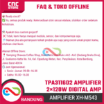 TPA3116D2 Digital Power Amplifier DC 12V / 24V – 2 × 120W XH-M543 Audio - Gambar 7