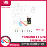 7 Segment 1.2 Inch Hijau – Common Anode Display Angka LED - Gambar 2