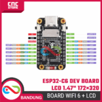 ESP32-C6 Development Board with 1.47" LCD 172×320 – WiFi 6 Bluetooth, RGB Light, SD Slot, Compatible with Arduino & IoT Projects - Gambar 3