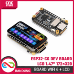 ESP32-C6 Development Board with 1.47" LCD 172×320 – WiFi 6 Bluetooth, RGB Light, SD Slot, Compatible with Arduino & IoT Projects - Gambar 5