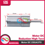 MOTOR DC 12V 25GA370 DINAMO GEAR BOX DYNAMO REDUCTION GEARBOX - Gambar 4