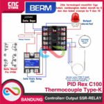 PID REX C100 C-100 THERMOCOUPLE TYPE-K CONTROLLER OUTPUT SSR-RELAY - Gambar 7