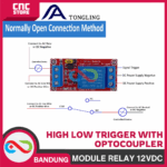 MODULE RELAY 12V HIGH LOW TRIGGER WITH OPTOCOUPLER - Gambar 8