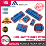 MODULE RELAY 12V HIGH LOW TRIGGER WITH OPTOCOUPLER