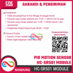 HC-SR501 PIR Motion Sensor Module | Pyroelectric Infra Red Sensor untuk Arduino, ESP32, DIY Elektronika & IoT - Gambar 6