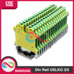 TERMINAL BLOCK GROUND BLOK KABEL USLKG 3 5 TAB MODEL WEIDMULLER PHOENIX CONTACT - Gambar 2