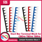 SKUN Jumper Konektor Short Bar Terminal Block for TBR10 CBR 10 Terminal Blok Model Skun Y CBD10 TBD10 (Cocok untuk TBR-10, CBR-10, CBD-10, dan TBD-10)