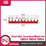 SKUN Jumper Konektor Short Bar Terminal Block for TBR10 CBR 10 Terminal Blok Model Skun Y CBD10 TBD10 (Cocok untuk TBR-10, CBR-10, CBD-10, dan TBD-10) - Gambar 2