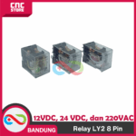 RELAY 8 PIN LY2 - RELAY LY2 12V 24V 220V RELAY LY2N 8 PIN LY-2 LY-2N RELAY 8PIN - Gambar 4