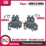 Terminal Block Susun Double Deck - Terminal Block Susun UKK3 Double Deck UKK3N Double Level CUKK-3 dan Terminal Block Susun UKK5 Double Deck UKK5N Double Level CUKK-5 - Gambar 3