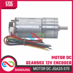 Motor DC JGA25-370 12V Gearbox – Torsi Besar + Disc Encoder untuk Robot & Otomatisasi - Gambar 5