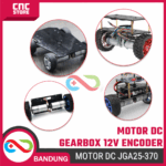Motor DC JGA25-370 12V Gearbox – Torsi Besar + Disc Encoder untuk Robot & Otomatisasi - Gambar 6