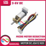 Motor DC JGA12 N20 3V 6V – Micro Gearbox High Torque + Encoder untuk Robot Arduino DIY - Gambar 6