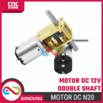 Motor N20 DC Double As Shaft 12V High Torque – Mini Micro Gearbox untuk Proyek Elektronik - Gambar 6