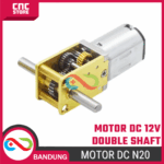 Motor N20 DC Double As Shaft 12V High Torque – Mini Micro Gearbox untuk Proyek Elektronik - Gambar 5