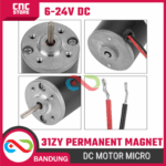 Motor DC 31ZY Permanent Magnet – Dinamo Micro High Power 12V 24V untuk Mesin & Proyek - Gambar 3